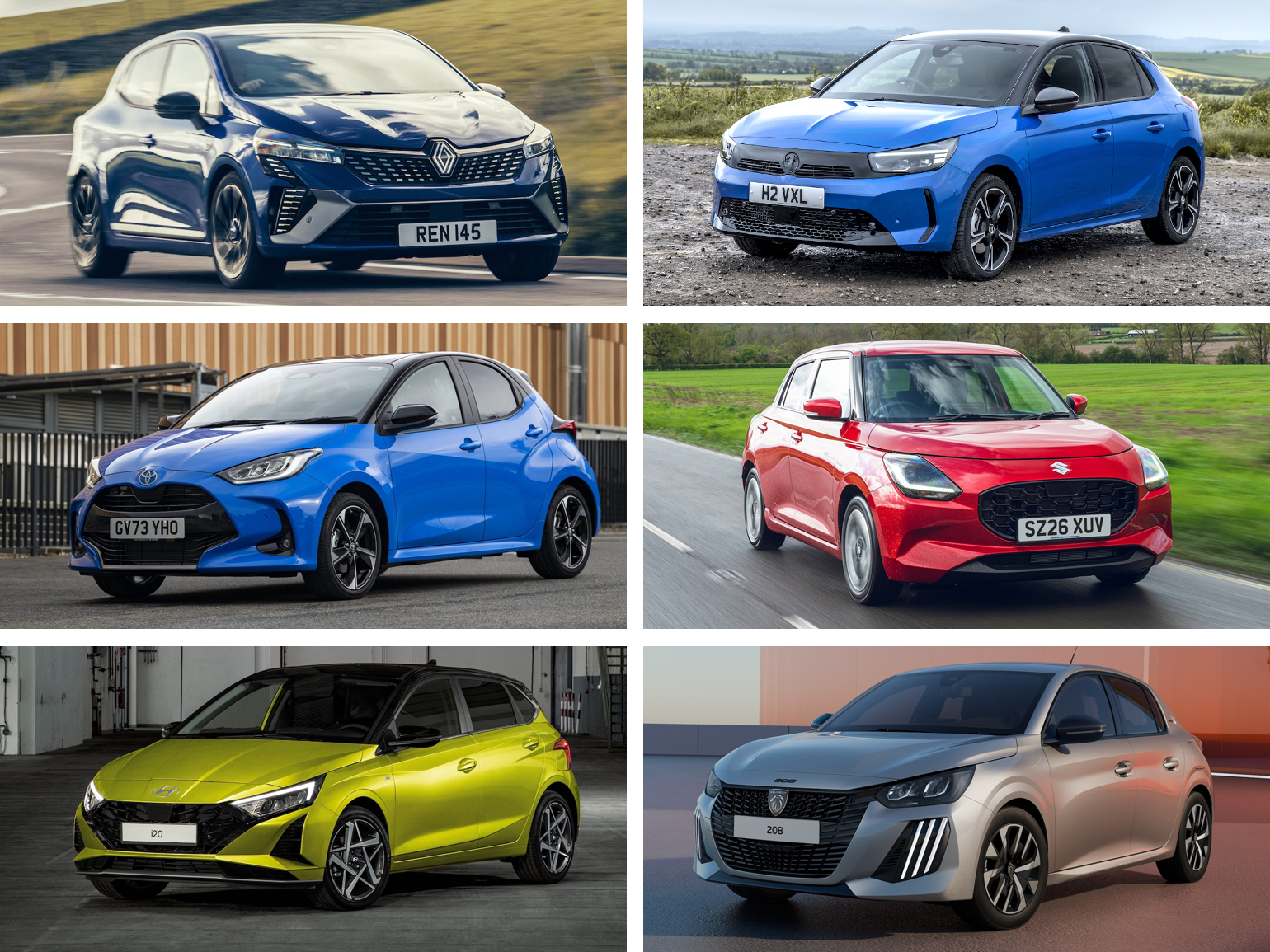 Seven super superminis: the best small cars you can lease right now