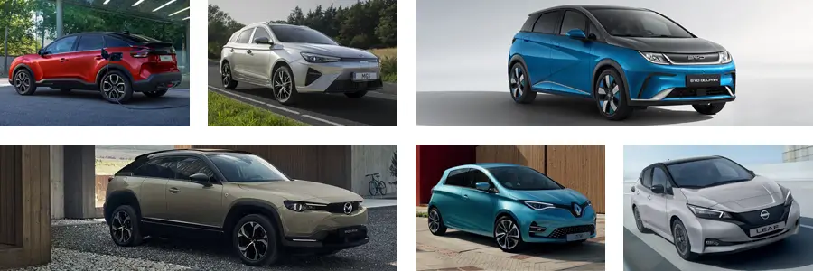 The UK's 9 Lowest Priced Electric Cars of 2024 So Far