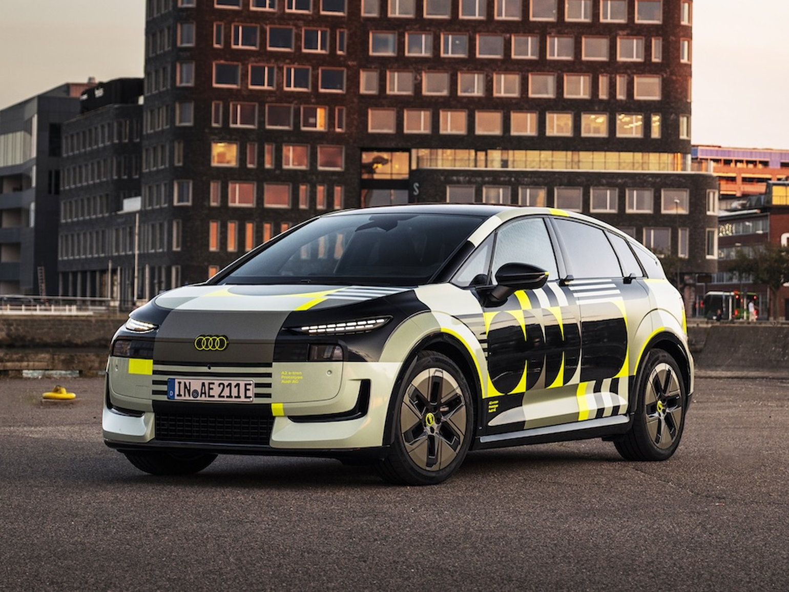 All-New Audi A2 E-Tron front view