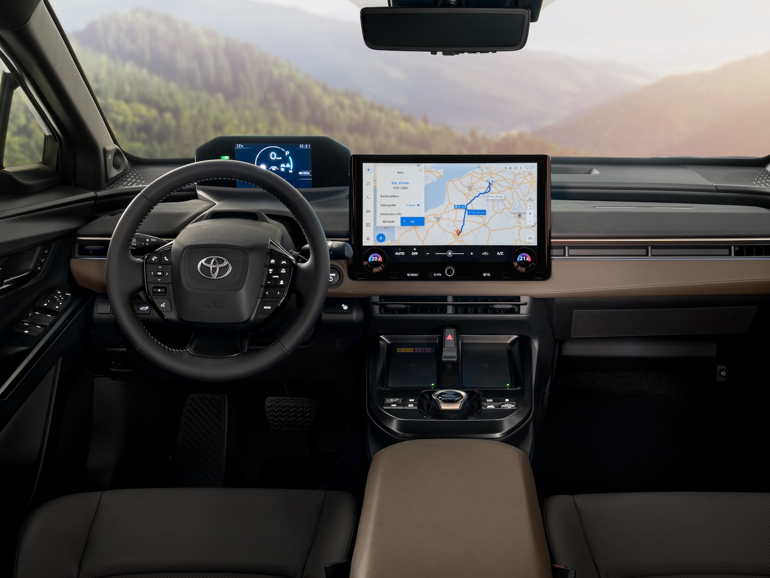 New Toyota bZ4X Touring interior