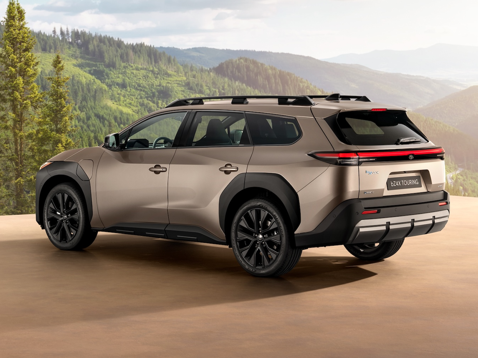New Toyota bZ4X Touring rear view