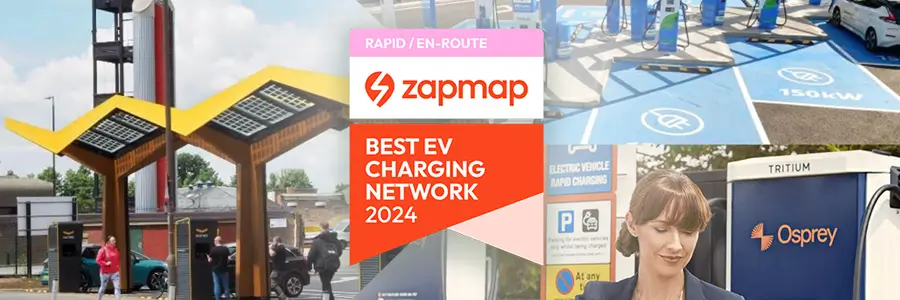 Zapmap survey reveals the UK’s best en-route charging networks