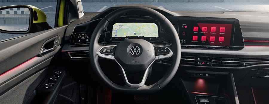 2020 VW Golf interior