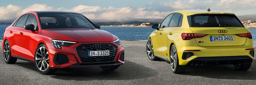 Sporting performance added to the Audi A3 range with new S3 models