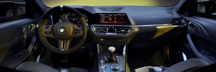new BMW 3.0 CSL coupe interior