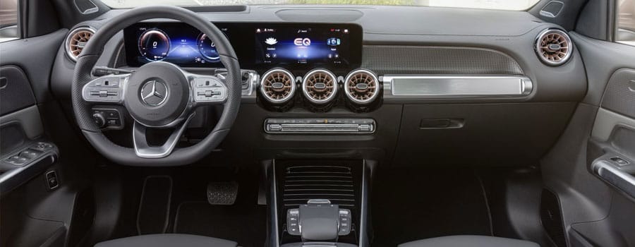 Mercedes EQB interior view