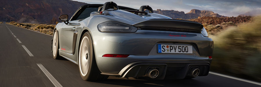 Porsche 718 Spyder RS rear