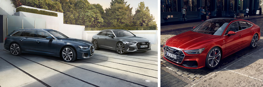 Simplified model line-up for the updated Audi A6 and Audi A7