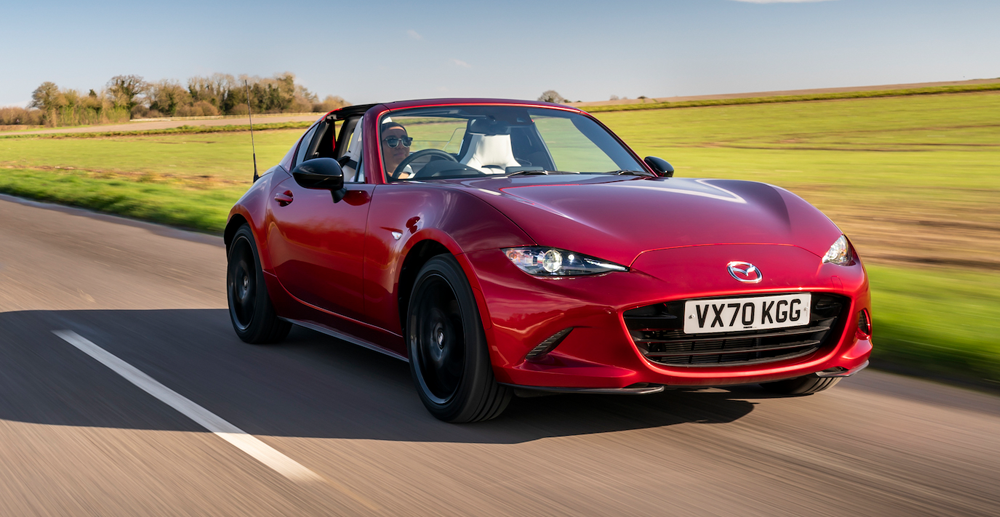 mazda mx-5 rf - cheapest car to lease