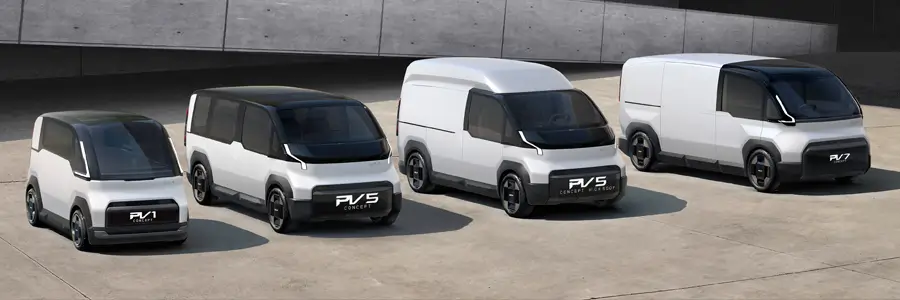 Kia launches modular van range powered by new electric mobility platform