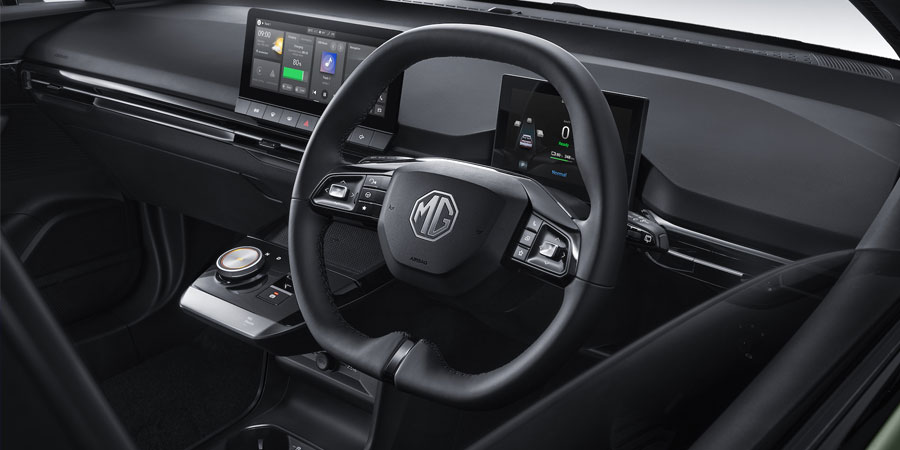 new MG4 EV XPower interior