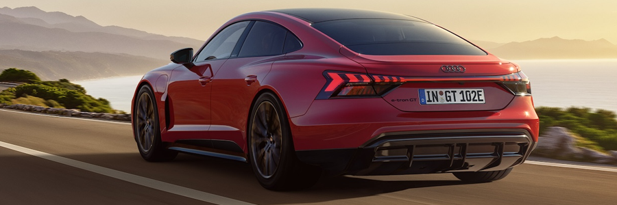 new Audi e-Tron GT Quattro rear