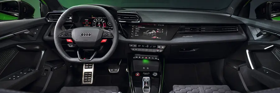 updated audi rs3 interior