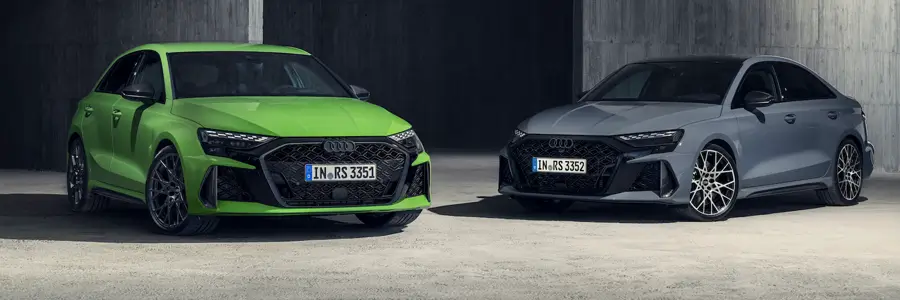 Updated Audi RS3 goes sportier