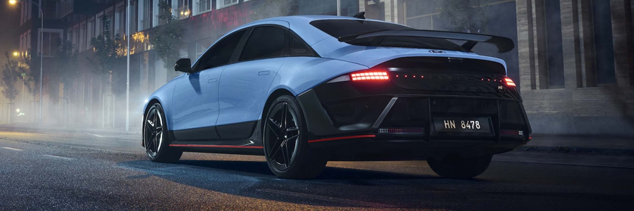 new Hyundai Ioniq 6 N rear