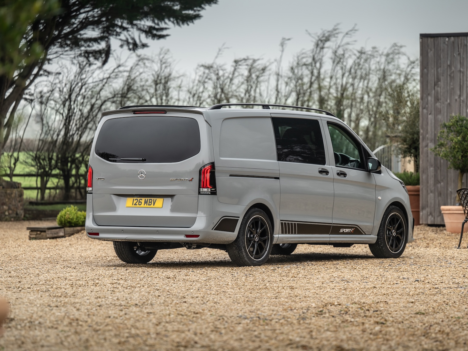 New Mercedes Vito Sport X rear view