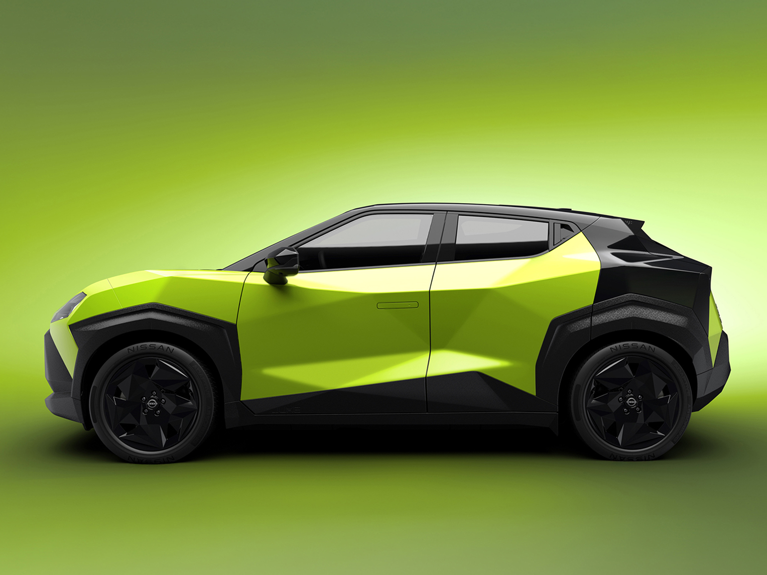 New Nissan Juke EV side view
