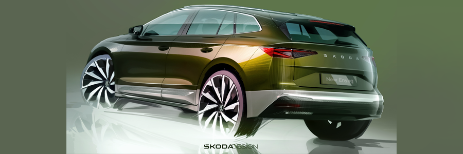 new Skoda Enyaq sketches