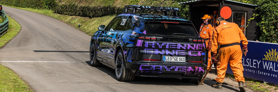 New Porsche Cayenne Electric breaks its first record