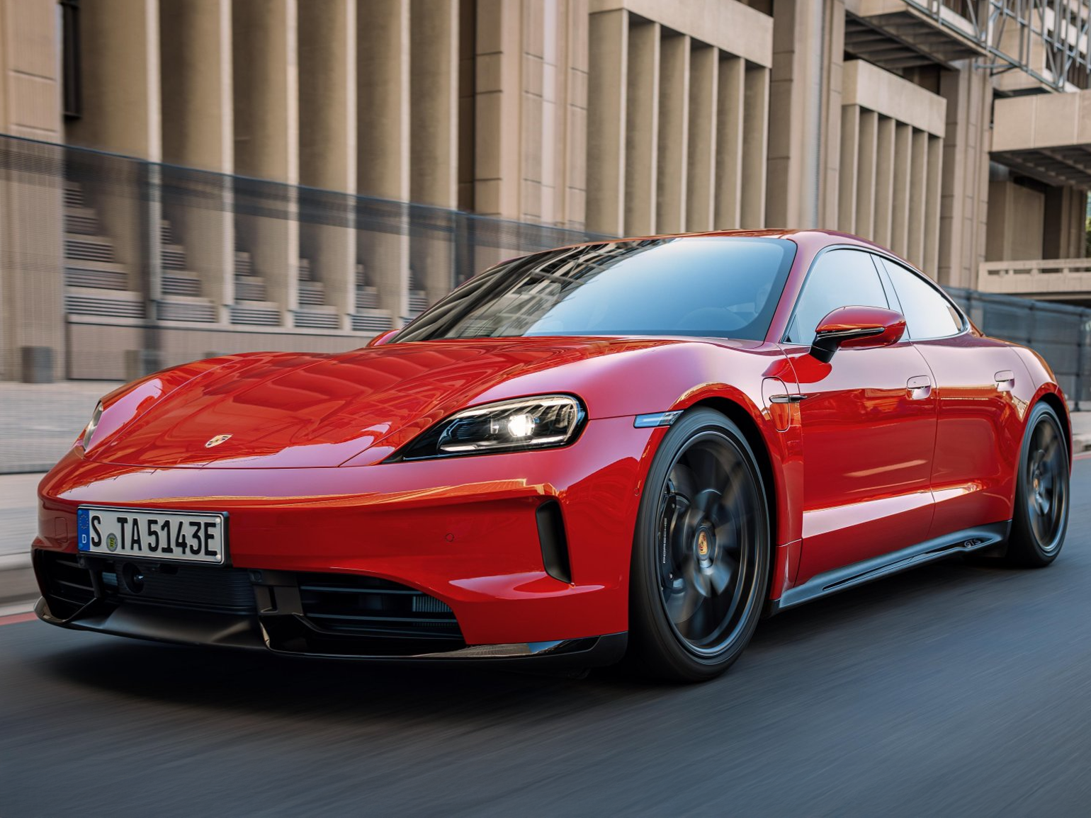 Porsche reveals the upgraded Taycan range