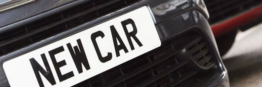 Can you put private plates on a leased car?