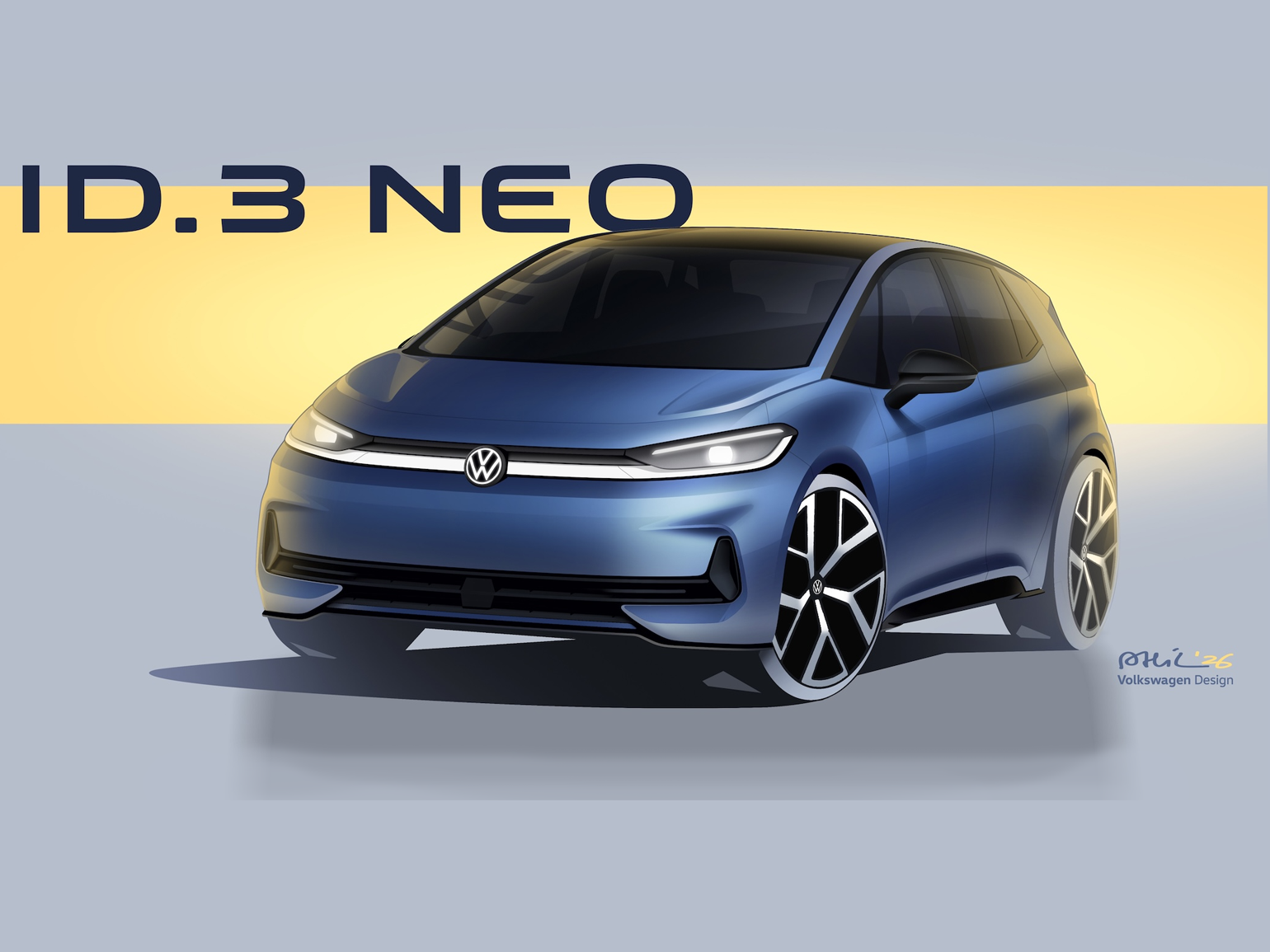 New VW ID 3 Neo front view