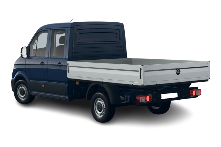 Crafter Chassis Double Cab Dropside Back_view Image
