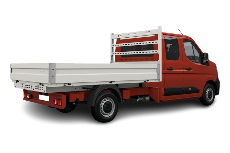Master Chassis Double Cab Dropside Back_view Image