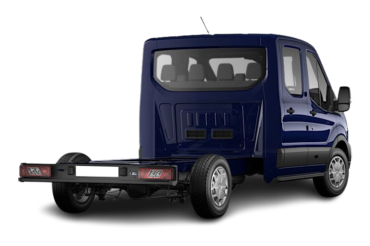 Transit Chassis Double Cab Premium Dropside Back_view Image