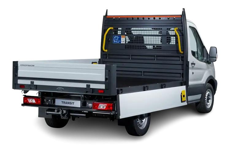 Transit Chassis Cab Dropside Back_view Image