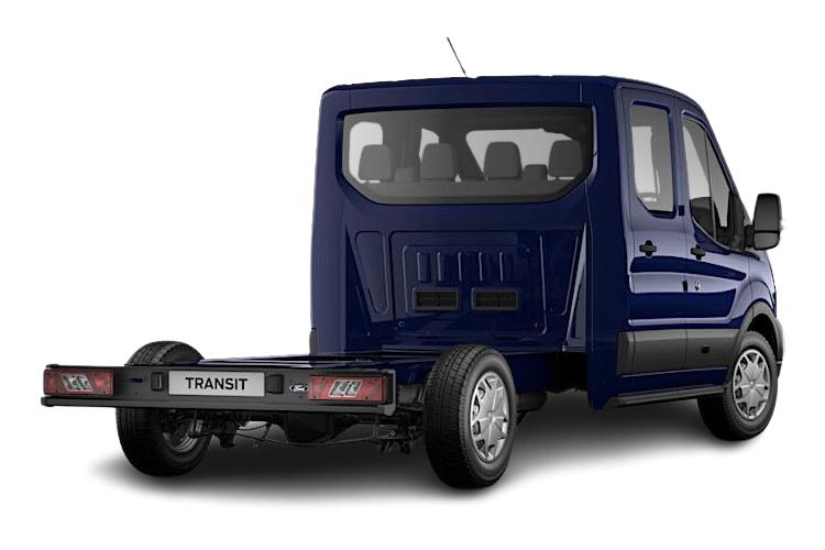 Transit Chassis Double Cab Premium Dropside Back_view Image