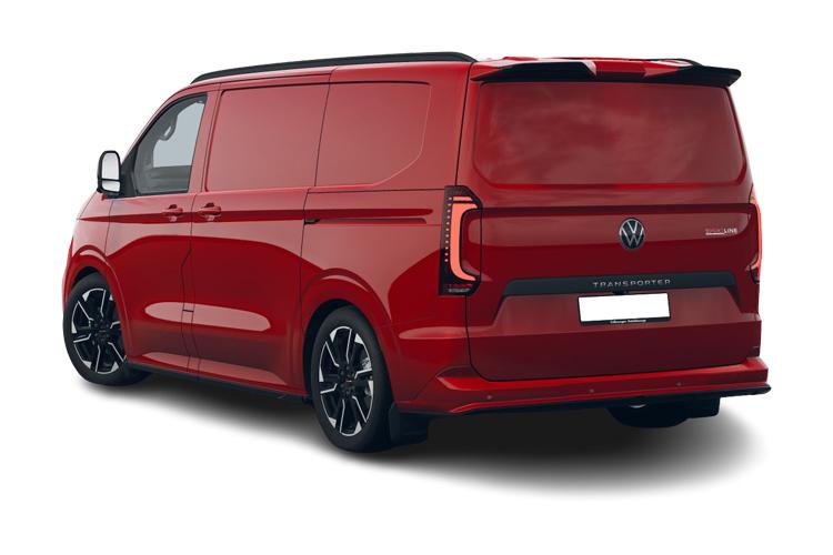 VW Transporter Van Sportline Electric Back_view Image
